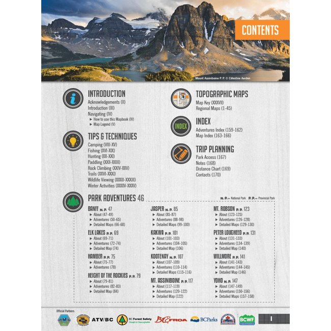 Backroad Mapbooks Canadian Rockies - 4th Edition