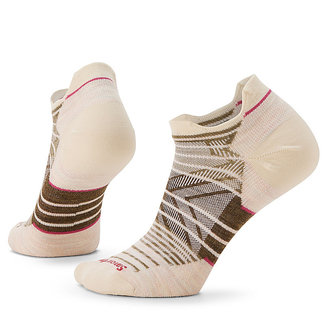 Smartwool Women's Run Zero Cushion Striped Low Ankle Socks