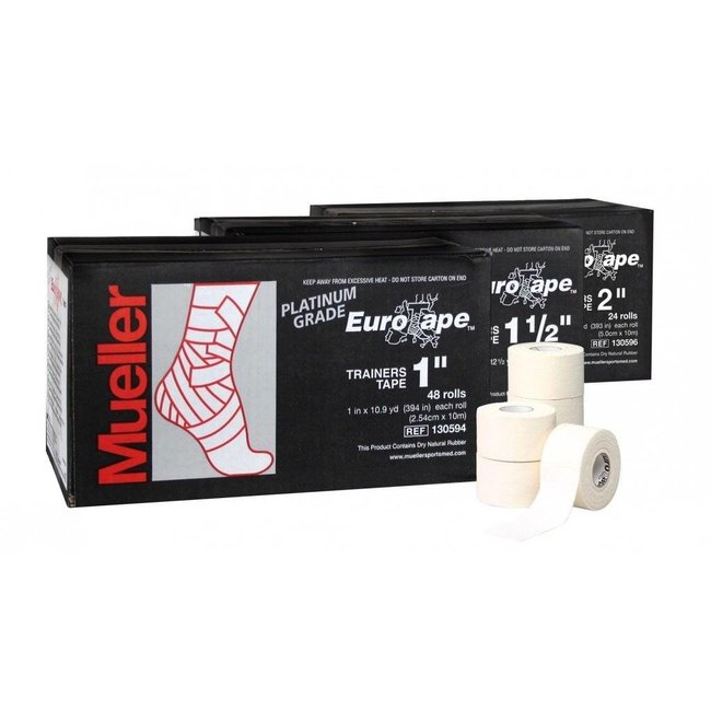 Mueller EuroTape White 1.5" x 12.5yd (Climbing Tape)