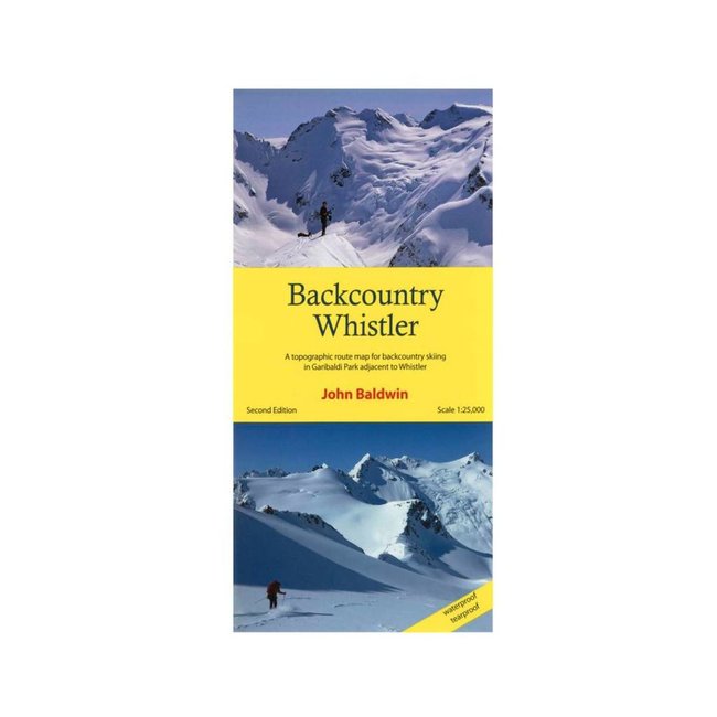 Backcountry Whistler Map 3rd Edition