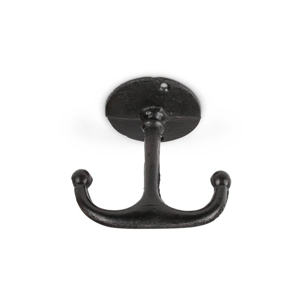 Iron Ceiling Double Hook - The Pebble Tree
