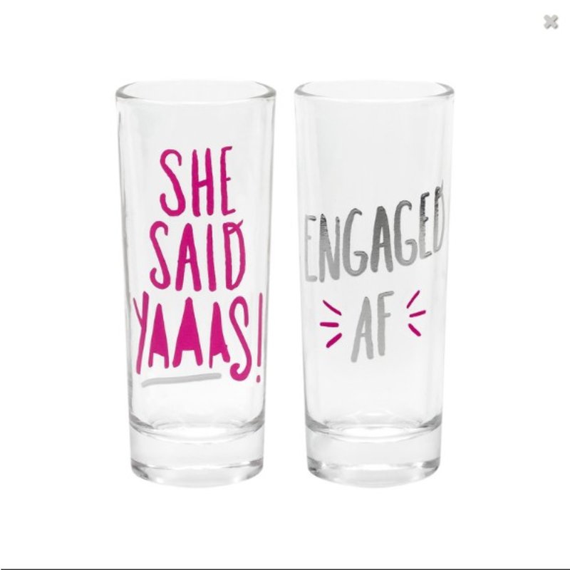 Engaged Shot Glass Set