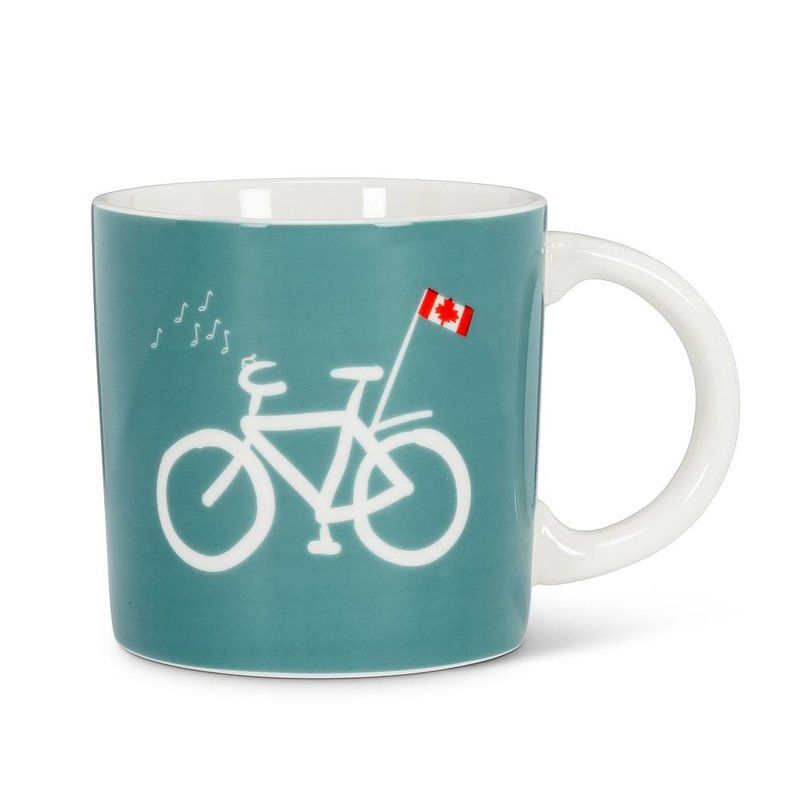 Graphic Bicycle Canadian Mug