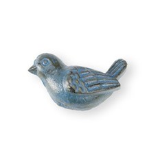 Blue Iron Bird Drawer Knob