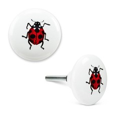 Ladybug Ceramic Drawer Pull