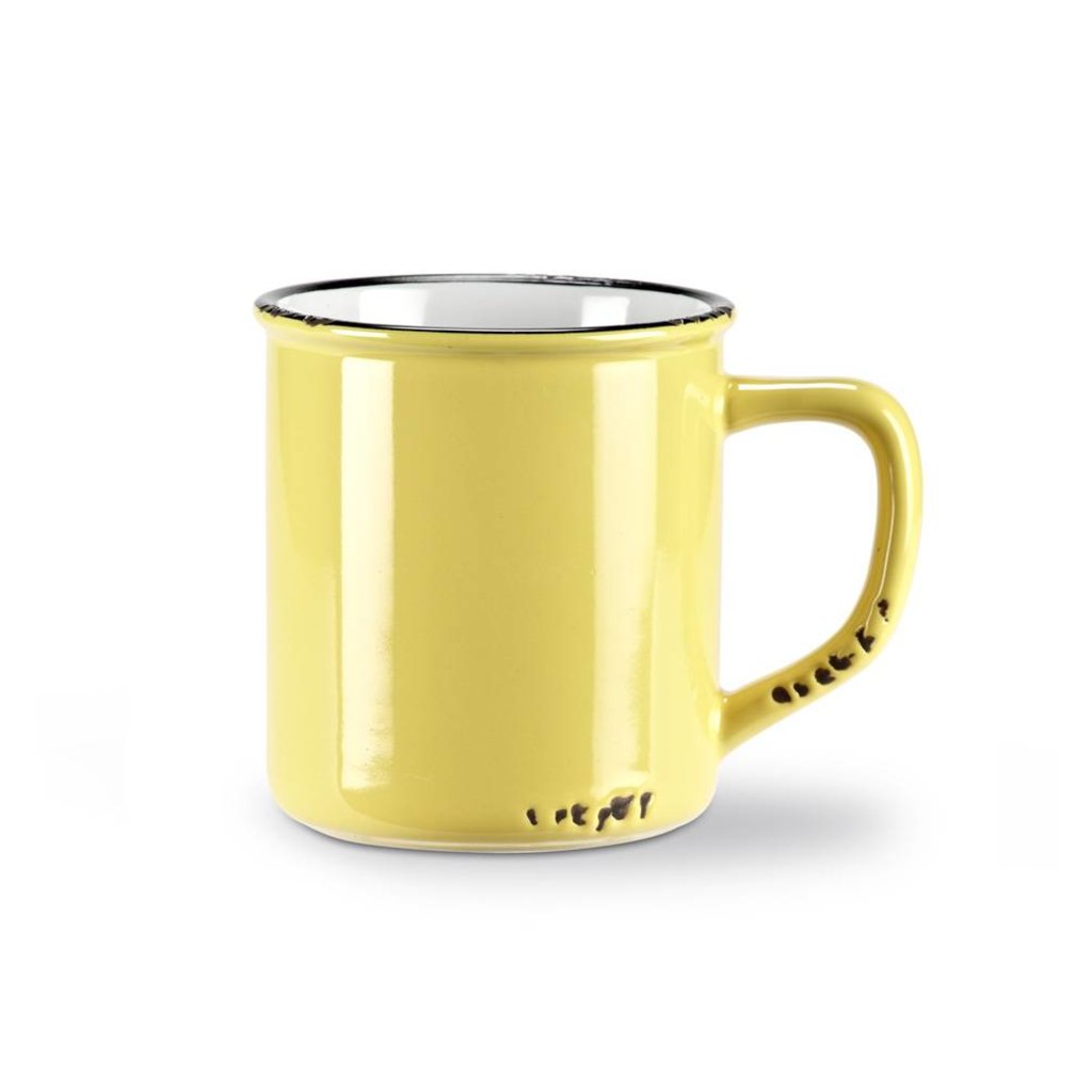 Enamel Look Mug yellow