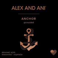 Anchor Charm Bangle - Rafaelian Gold Alex and Ani - A17EB72RG B6