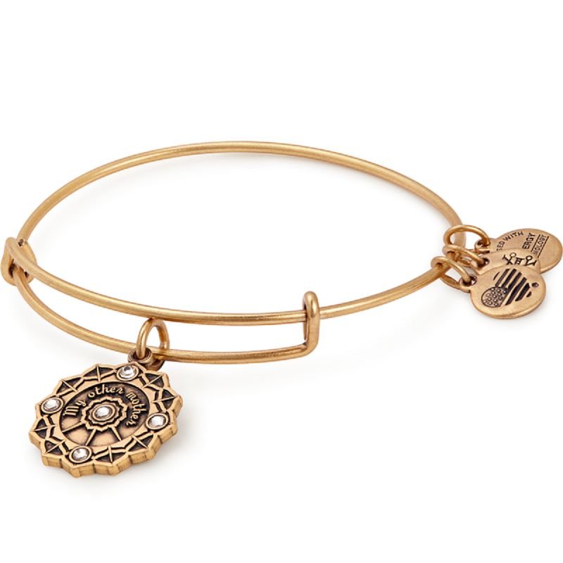 Mother of the Groom Charm Bangle - Rafaelian Gold Alex and Ani - A18BRID02RG B4