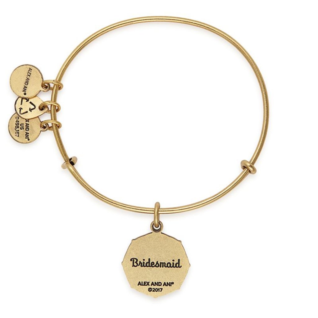 Bridesmaid Charm Bangle - Rafaelian Gold Alex and Ani - A17EBBMRG B7