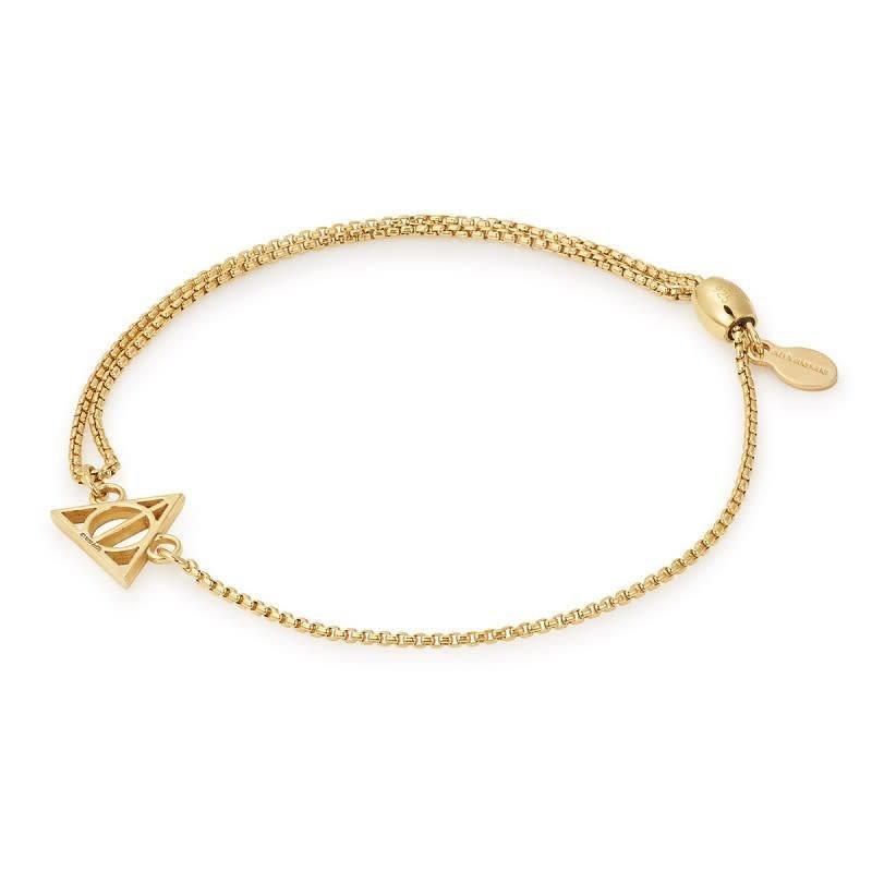 HARRY POTTER™ DEATHLY HALLOWS™ Pull Chain Bracelet - Gold Alex and Ani
