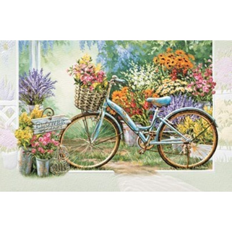 Birthday Card - "The Flower Mart" Pumpernickel Press 80535