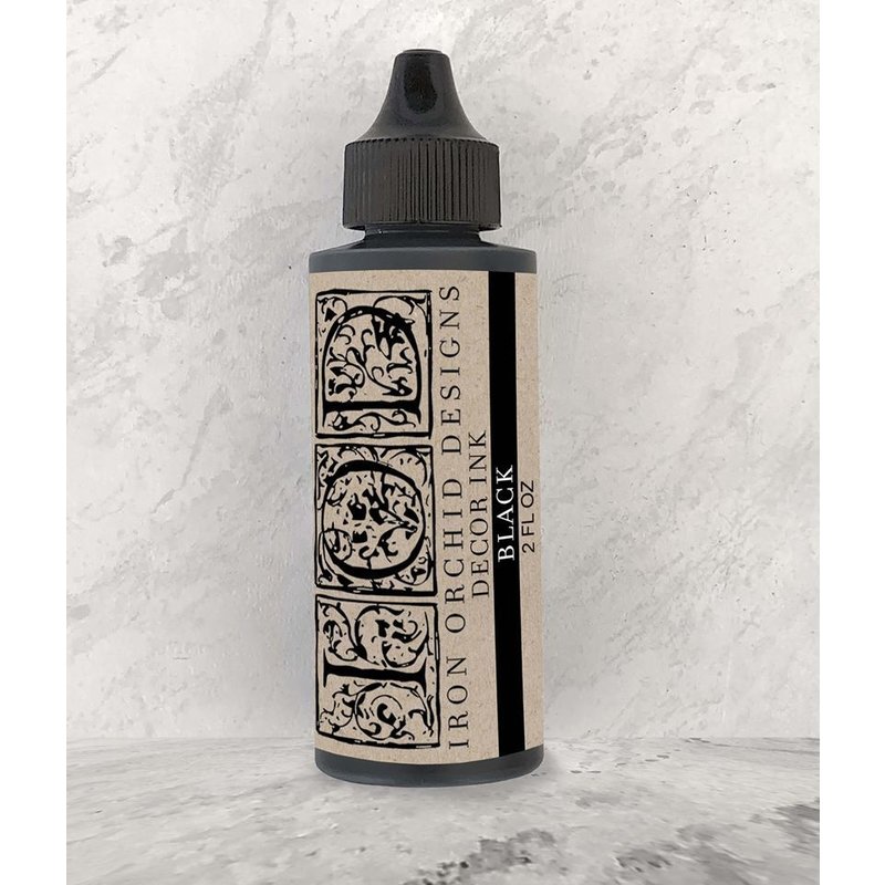 Iron Orchid Designs Decor Ink - Black (2oz)