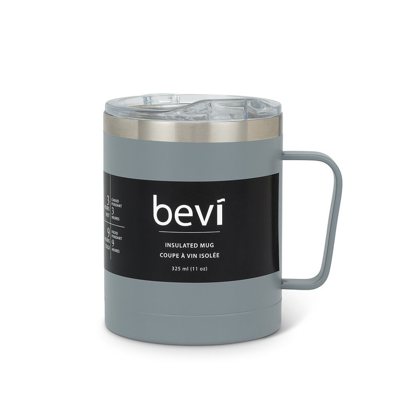 Insulated Mug with Lid - Grey