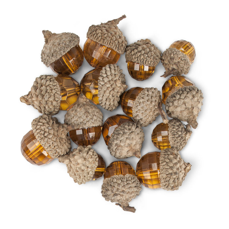 Gem Acorns-15 Pieces