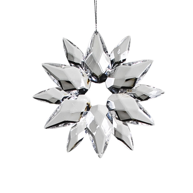 Medium Crystal Hanging Snowflake - B20B25