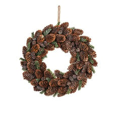 Medium Pinecone & Bough Wreath