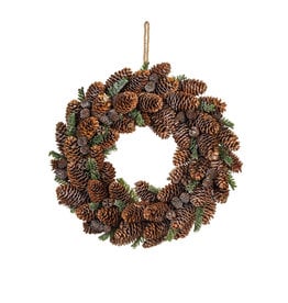 Medium Pinecone & Bough Wreath
