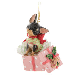 Glossy Chihuahua Ornament - B50