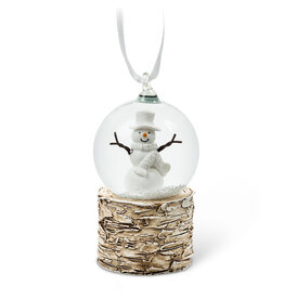 Small Snowman Snow Globe Ornament - B27B33