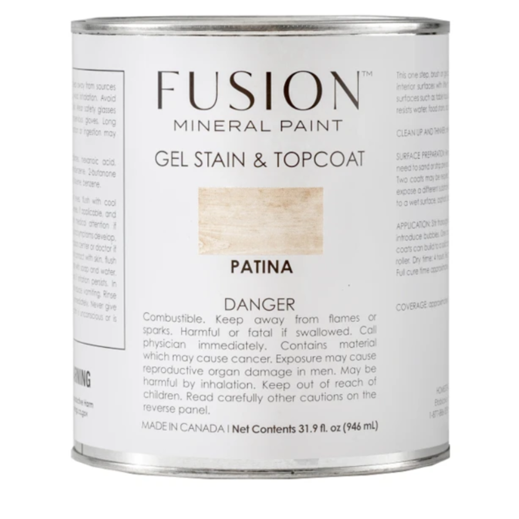 Fusion Mineral Paint Gel Stain & Topcoat Patina