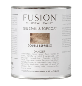 Fusion Mineral Paint Gel Stain & Topcoat Double Espresso
