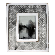 Grey and White 5x7 Frame