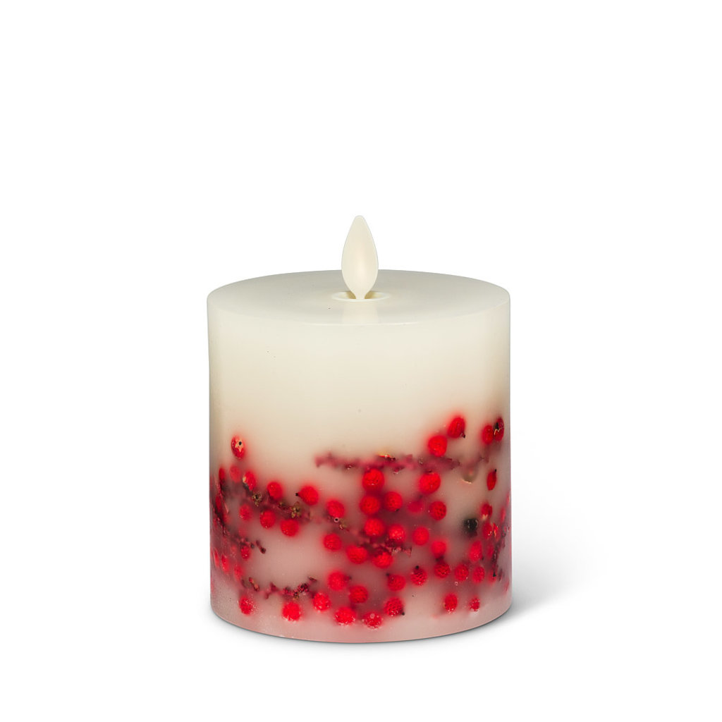 Small Berry LED Candle