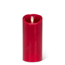 Reallite Red LED Candle | 3" x 6.5" Remote Enabled