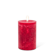 Small Red Pillar Candle