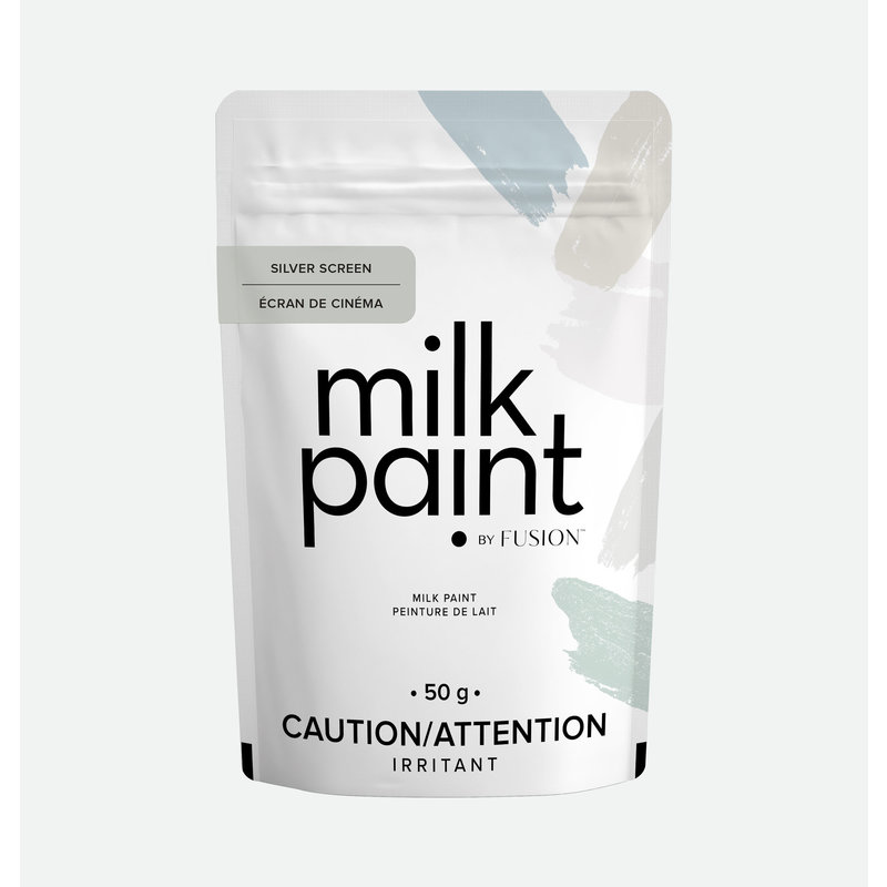 Silver Screen Milk Paint by Fusion 50g Tester