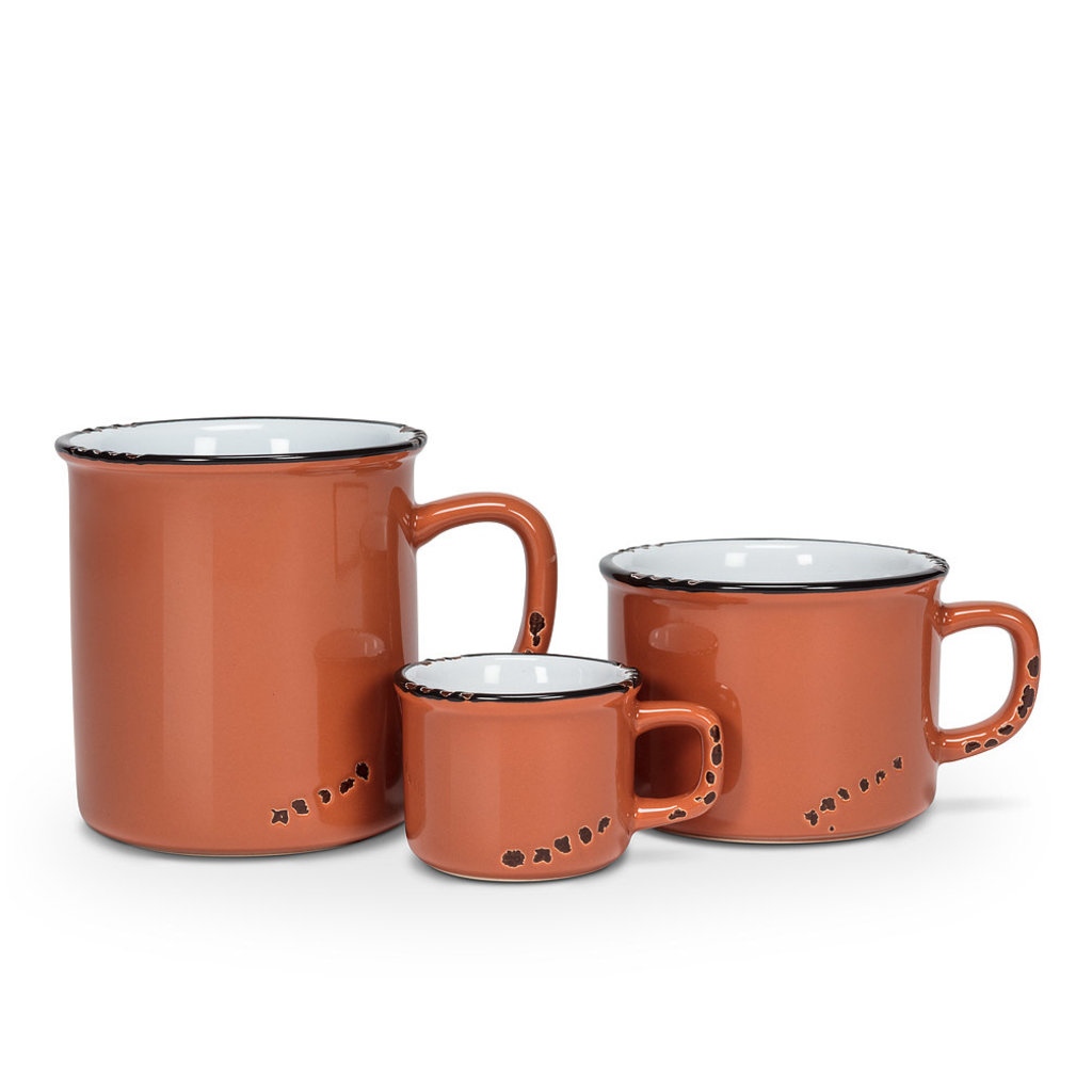 Stoneware Enamel Look Toffee Mug
