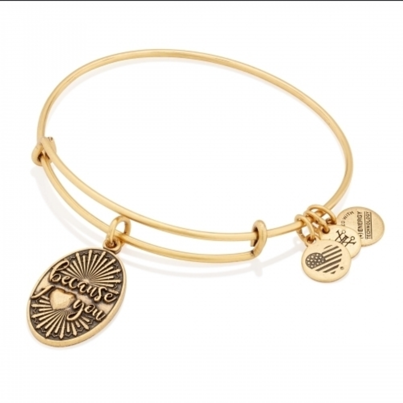 Because I Love You Bangle - Alex and Ani - A16EB127RG B4