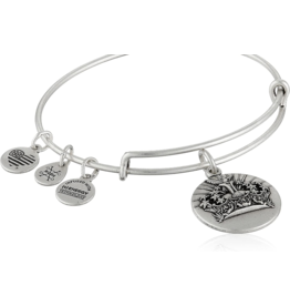 Queen's Crown Charm Bangle - Alex and Ani - RS B7