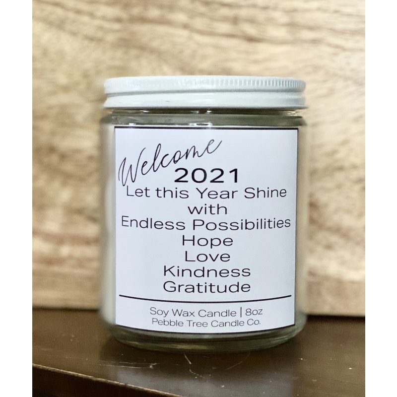 Collection 21 - Welcome 2021 - 8oz Soy Wax Candle