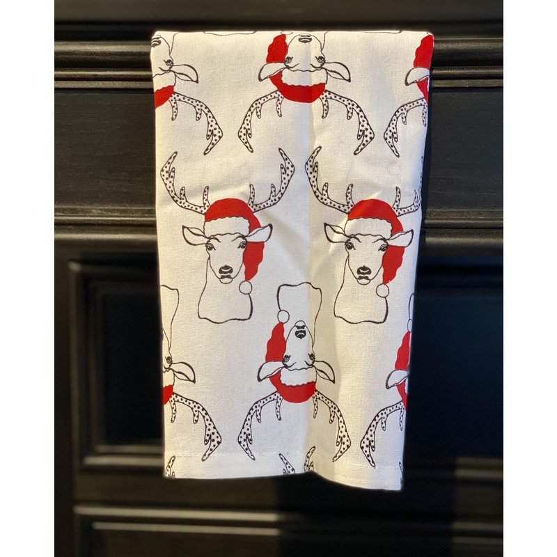 Holiday Deer Tea Towel - B2B45