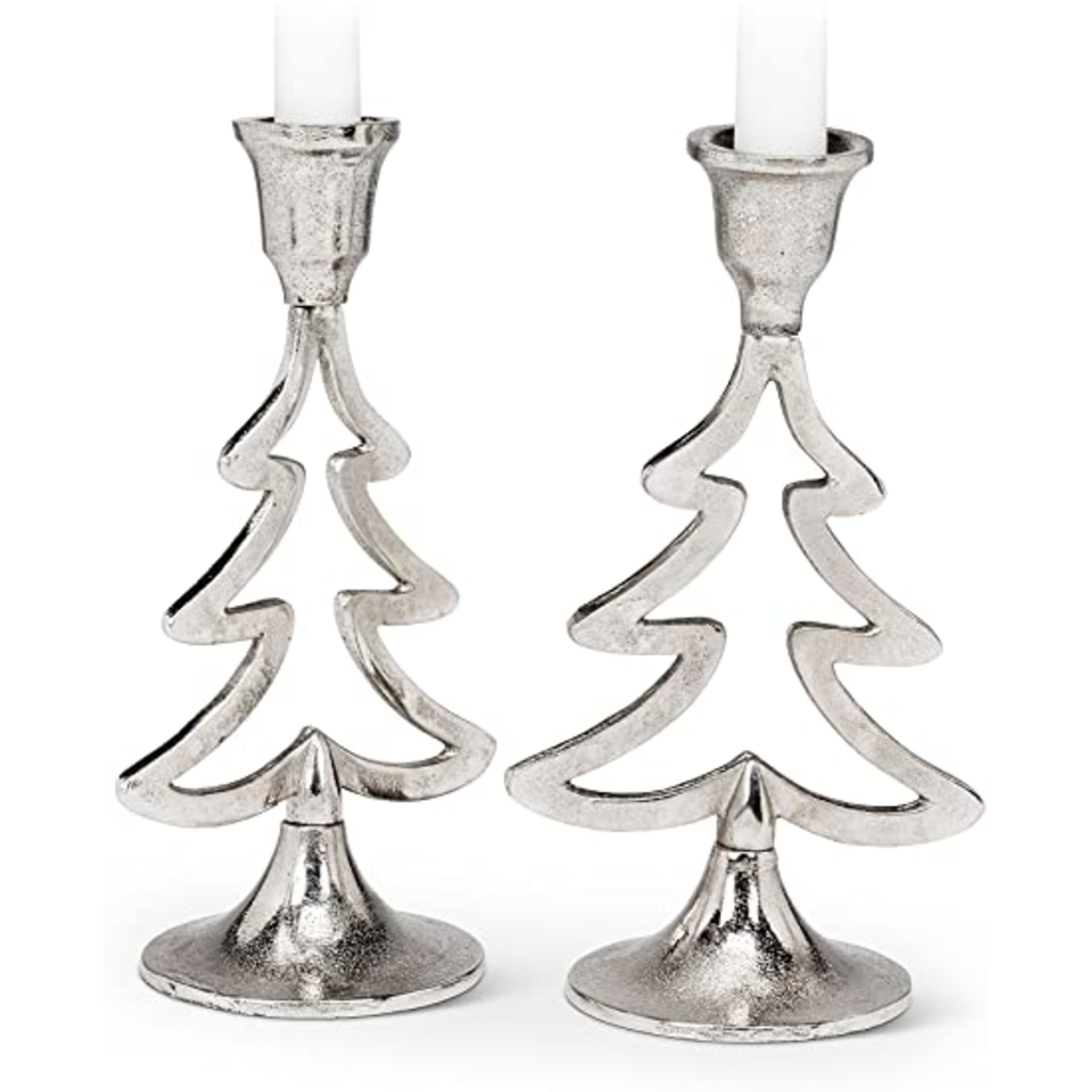 Tree Outline Taper Candle Holder