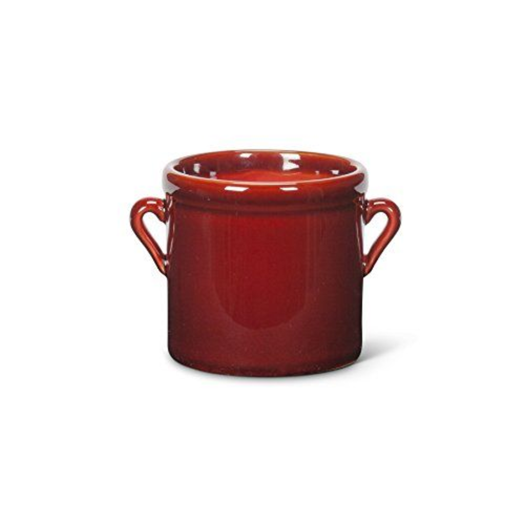 Red Ceramic Crock - B26B32