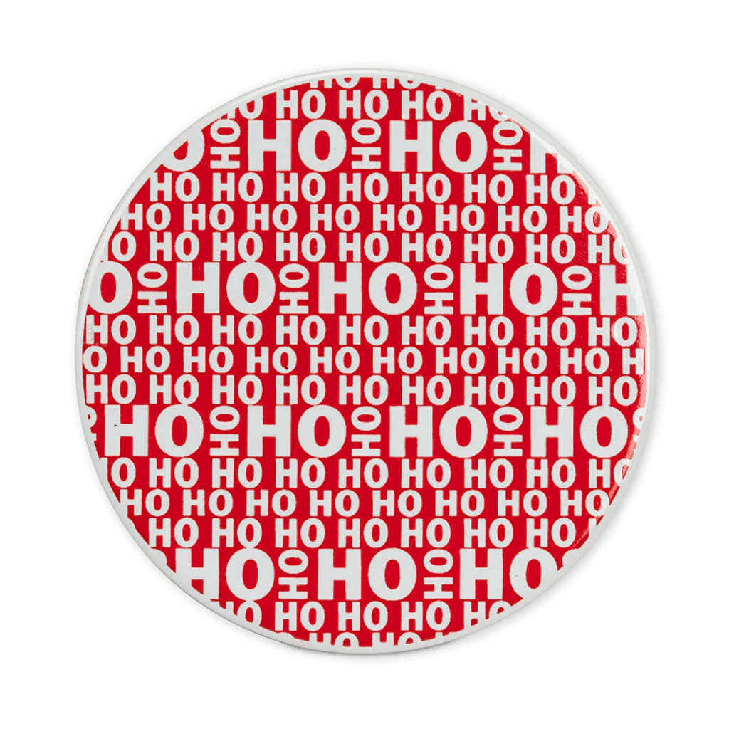 Round Ho Ho Ho Coaster - B28