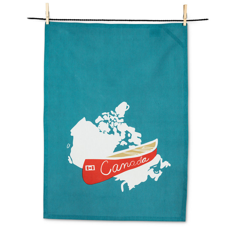 Red Canoe Tea Towel - EB1