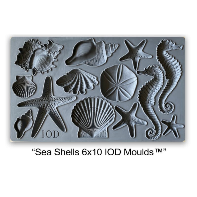 Sea Shells IOD Mould (6″x10″)