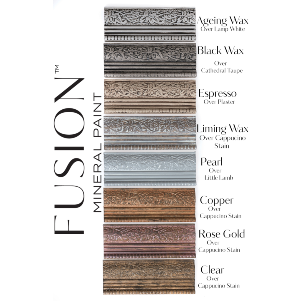 Fusion Mineral Paint Furniture Wax Black 200g