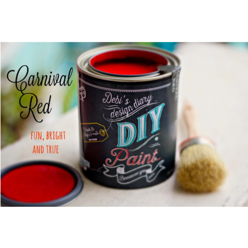 Carnival Red DIY Paint 8oz Sample Jar