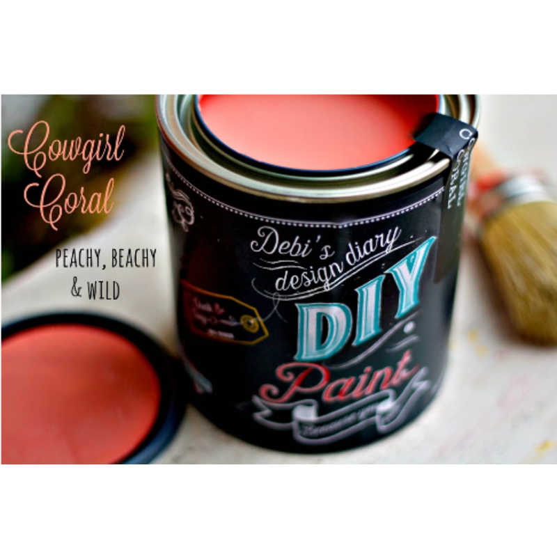 Cowgirl Coral DIY Paint 16oz Pint