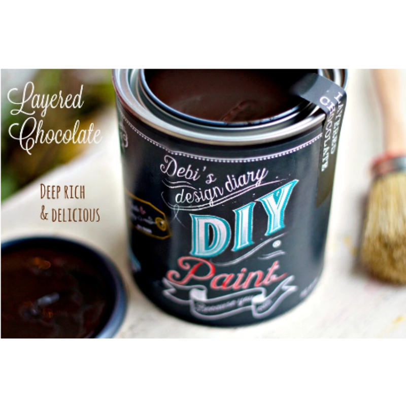 Layered Chocolate DIY Paint 16oz Pint