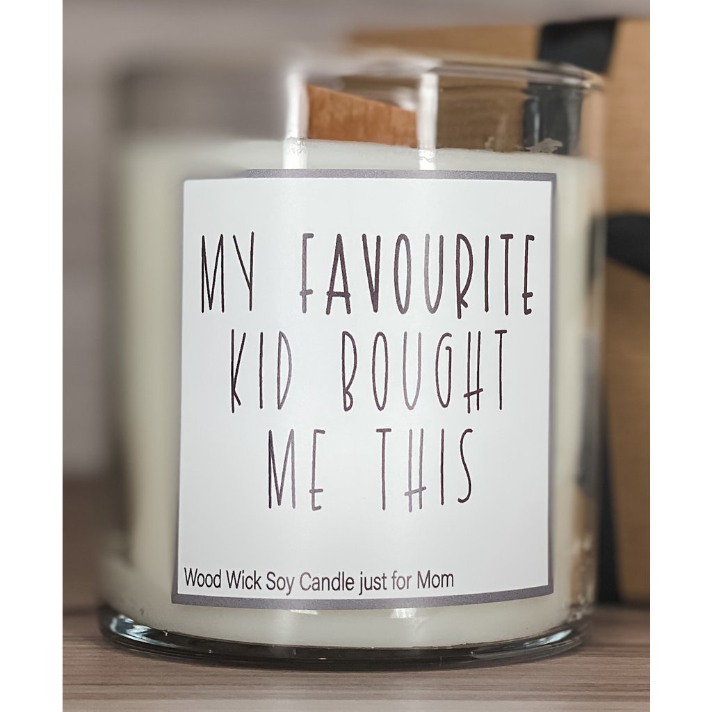 Pebble Tree Candle Co. Favourite Kid Wood Wick Soy Candle | Pre Order dating May 5