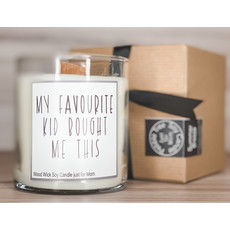 Pebble Tree Candle Co. Favourite Kid Wood Wick Soy Candle | Pre Order dating May 5