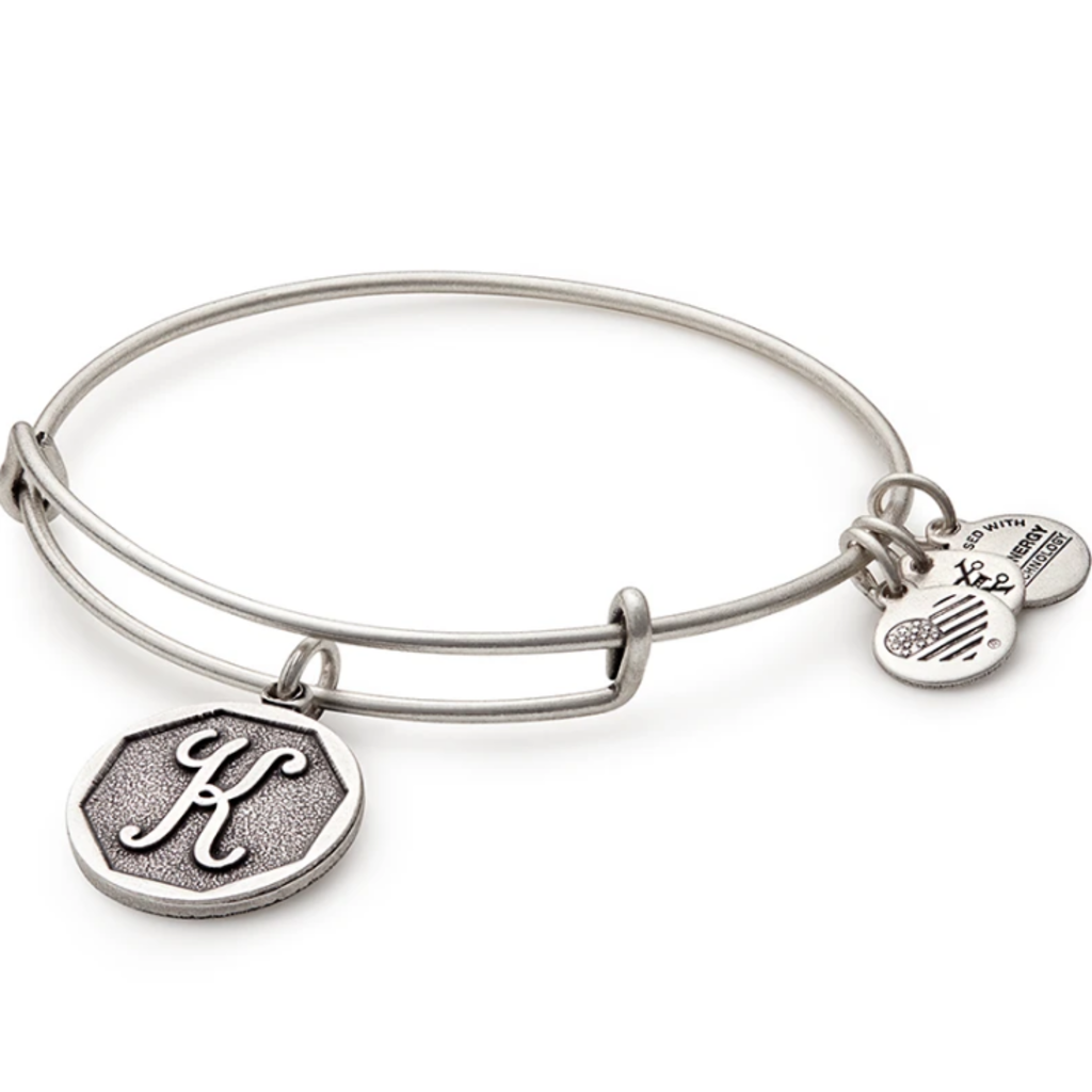 Initial A Charm Bangle Bracelet - Alex and Ani