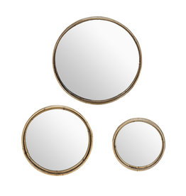 Round Wall Mirrors. Set of 3