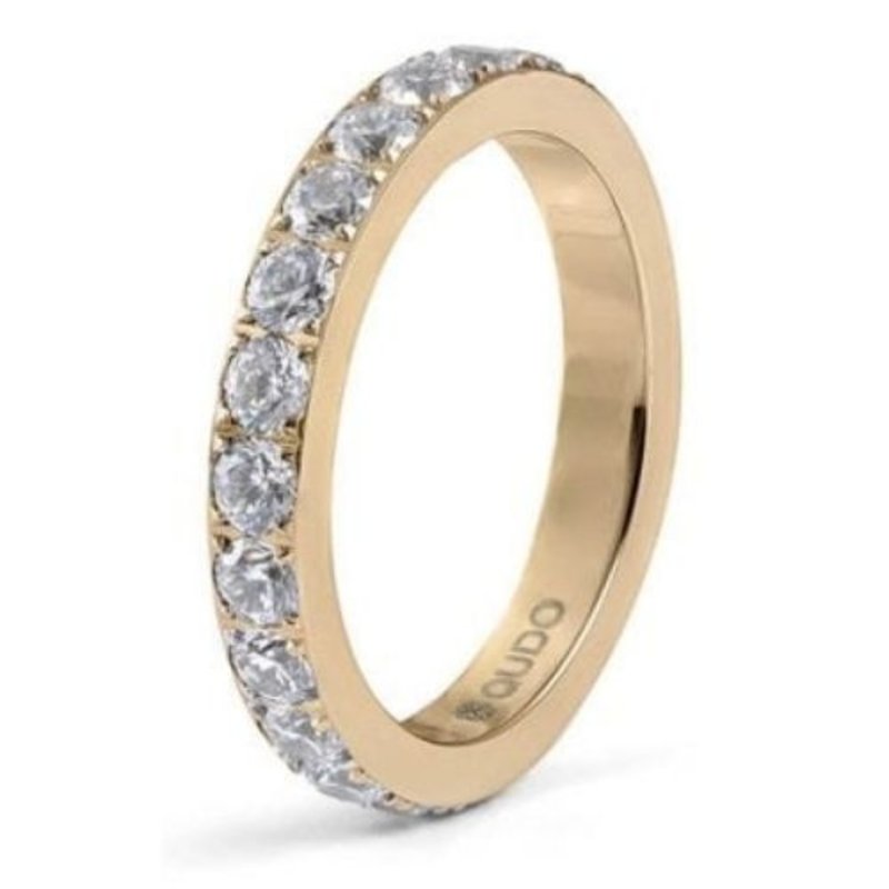 Qudo Eternity Big Qudo Spacer Ring Gold