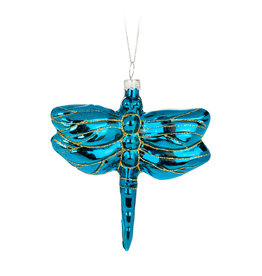 Dragonfly Glass Ornament